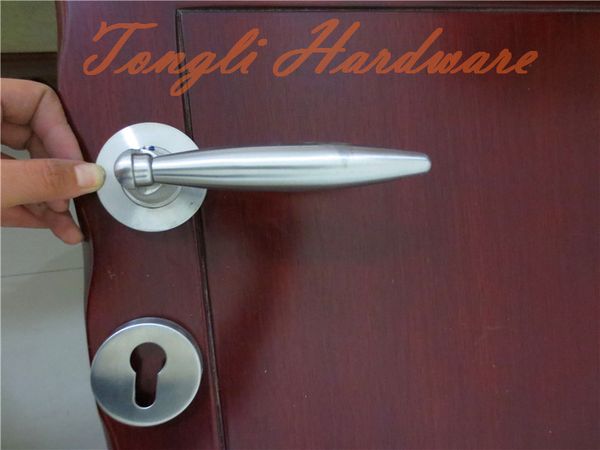 2019 Fashion Stainless Steel Sus 304 L Shape Solid Lever Door Handle 1 Kg Pairs Interior Door Room Handle Washroom Pull From Reader9901 19 1