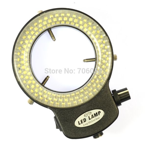 

wholesale-adjustable 144 led ring light illuminator lamp for industry stereo microscope digital camera magnifier with ac power adapter