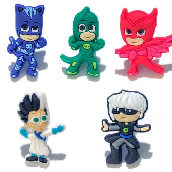 

5Pcs/lot Hot Cartoon PVC Cartoon Shoe Charms Ornaments Buckles Fit for Shoes & Bracelets ,Charm Decoration,Shoe Accessories