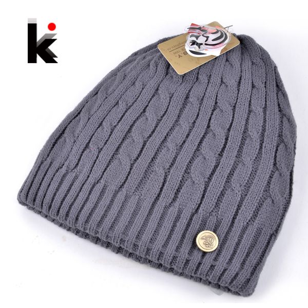 

wholesale-2015 new winter mens designer hats double-sided ski mask knitted wool hat men cap beanie plus thick velvet hat for men bonnet, Blue;gray