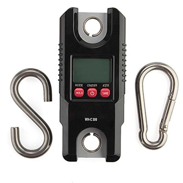 Freeshipping Mini Heavy Duty Electronic Digital Hook Hanging Crane Scale Bilance industriali 300 kg / 100 g