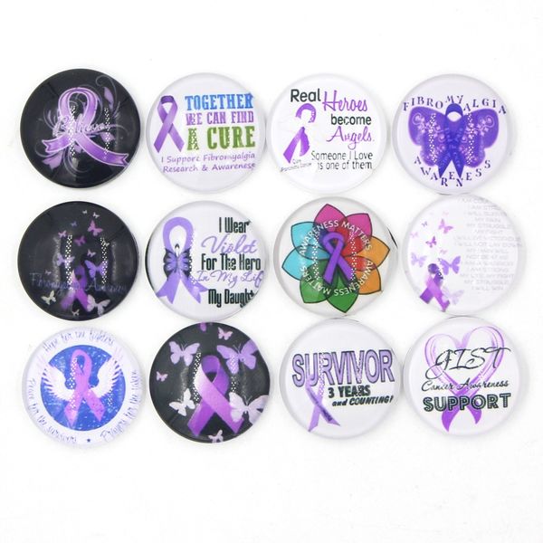 

chunky diy snaps interchangeable awareness purple ribbon cabochon snaps for snap jewelry bracelet rings