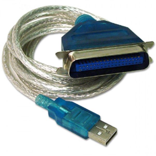 USB 2.0 zu parallelem IEEE 1284 Centronic 36-Pin-Druckerkabel CN36