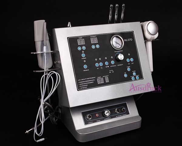 

Portable ultra onic kin peeling cold hammer 4in1 diamond microdermabra ion dermabra ion beauty pa machine ce