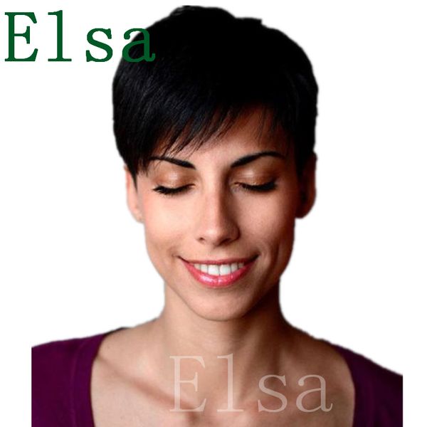 Wigs Bob Cut Wigs Side Parting Hairline Short Bob Hairstyle Medium