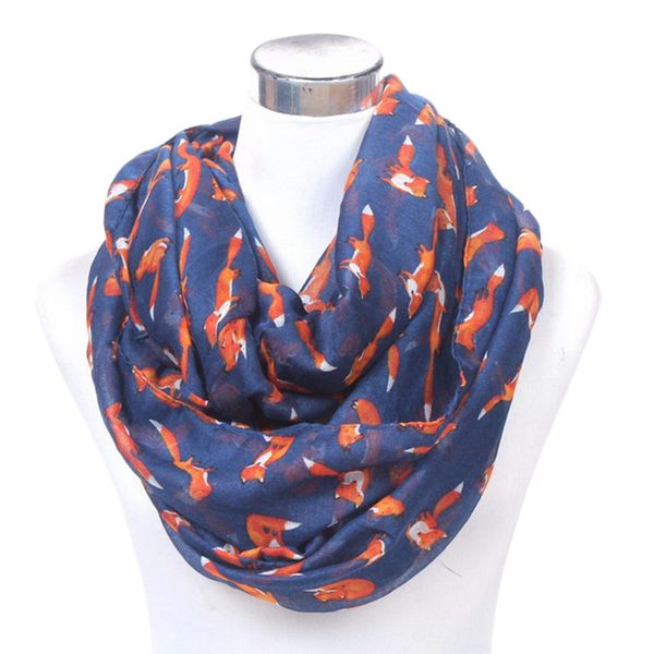 

2018 fashion women animal printed scarves long soft cotton voile cute shawl spring fall neckerchief jl, Blue;gray