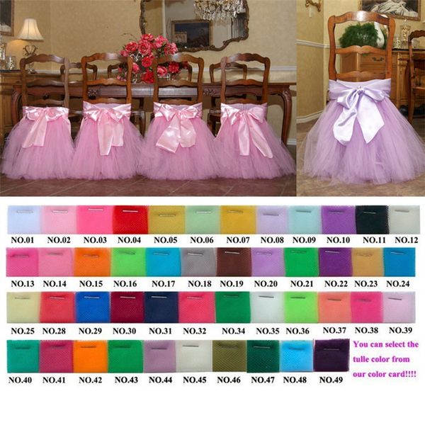 2019 2016 Tutu Chair Skirts In Stock White Pink Red Violet Tulle Chair Sashes For Wedding Party Banquet And Birthday From Grace2 25 63 Dhgate Com