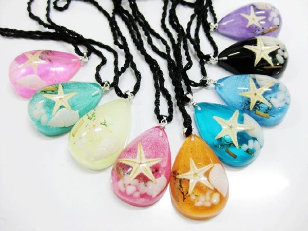 

yqtdmy 12 pendant embedded star design colorful drop keepsake pendant, Silver
