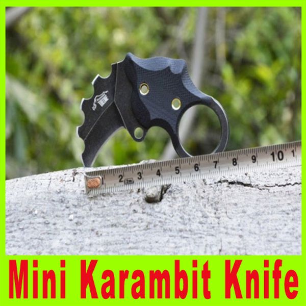 

201411 Mini the one karambit knife AUS-8 fixed blade claw excellent EDC gear Camping knife hiking knife cutting tool 597X