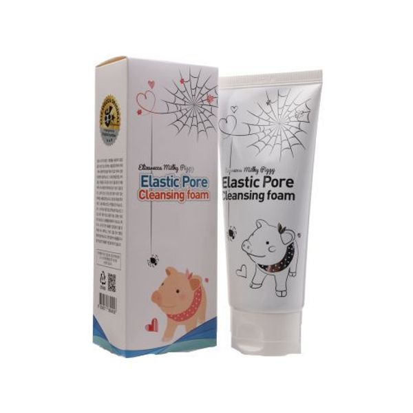 

wholesale-*korea* elizavecca milky piggy elastic pore cleansing foam facial foaming cleanser 120ml