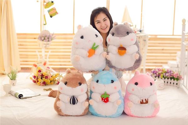 

высокое качество интересная серия милый мультфильм хомяк плюшевые игрушки мыши куклы украшения спальни девушка подарок на день рождения