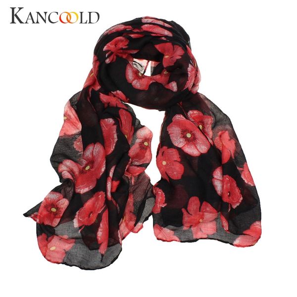 

wholesale- women autumn fashion elegant red sakura design stole shawl scarf ladies flower print voile long scarf beach wrap shawl nov4, Blue;gray