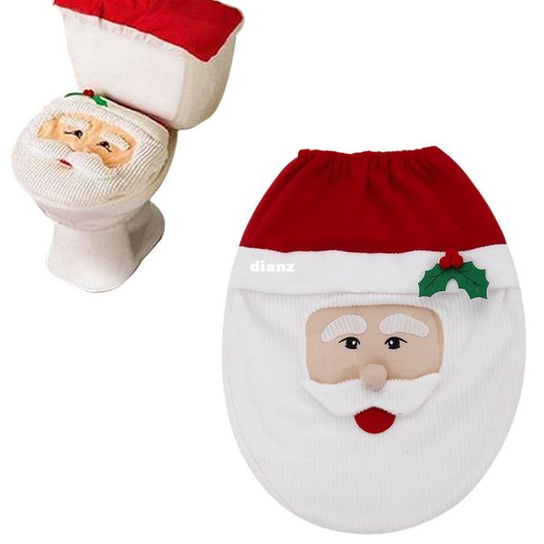 

fashion snowman toilet seat cover and rug bathroom set christmas decoration