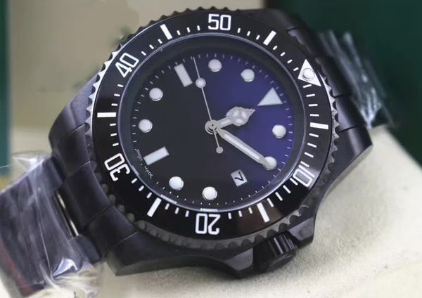 Venditore caldo Uomo di lusso SEA-DWELLER Lunetta in ceramica 44mm Chiusura in acciaio Stanless 116660 Orologi da uomo automatici Orologi sportivi da uomo