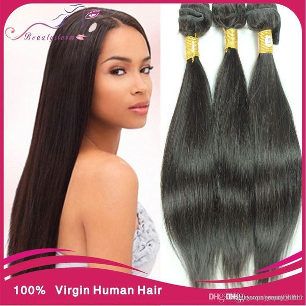 15A unprocessed virgin maylasian hair straight 15pcs lot no shed ...