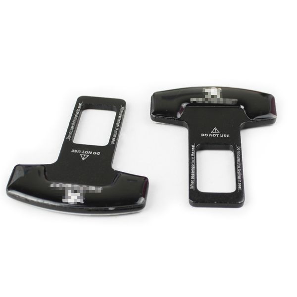 Auto Car Accessories Safety Seat Belt Buckle Alarm Stopper Eliminator Clip Black