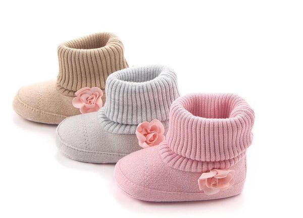 

tongyouyuan autumn winter crib pram bebe first walkers kids newborn infant toddler super keep warm flower boots booty