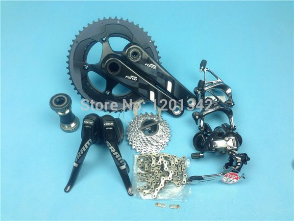 

Sram force original group et 11 peed black ultegra road bicycle bike group et 170mm 172 5mm gxp bb30 53 39 50 34 11 28 11 25 i available