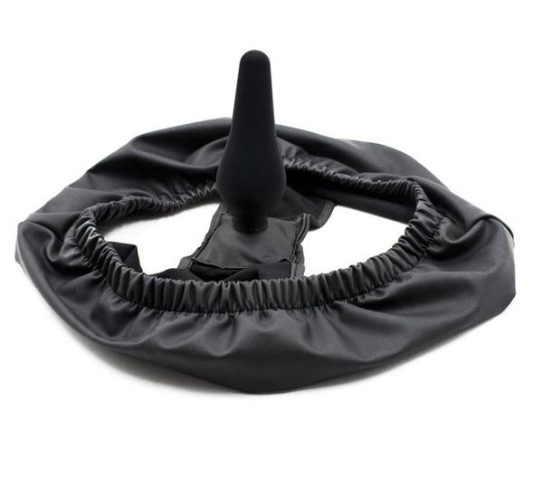 151204 Sexo Anal Brinquedos Para Homens, Calças De Desgaste Do Látex Dildo Adulto Brinquedos Sexuais Silicone Anal Butt Plug Roupa Interior Produtos Do Sexo Para Casal