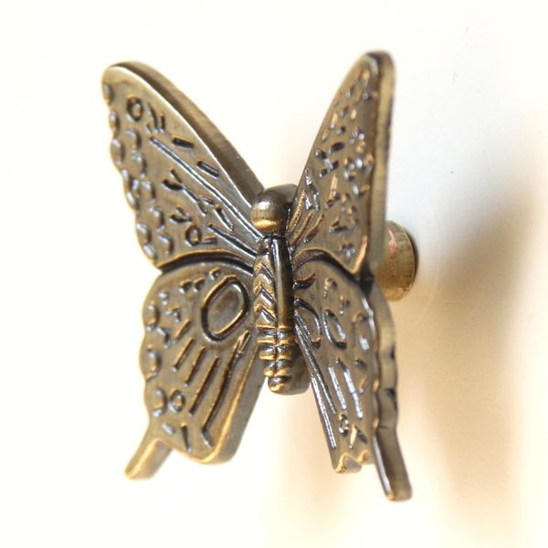 2019 Bronze Knobs Handles Butterfly Kichen Cabinet Handles Drawer