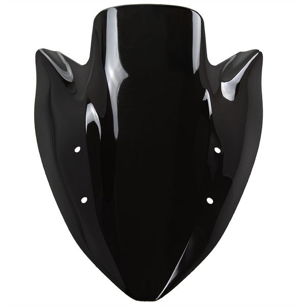 

Motorcycle Double Bubble Windshield WindScreen For 2003-2006 Kawasaki Z1000 2004 2005 03 04 05 06 Black
