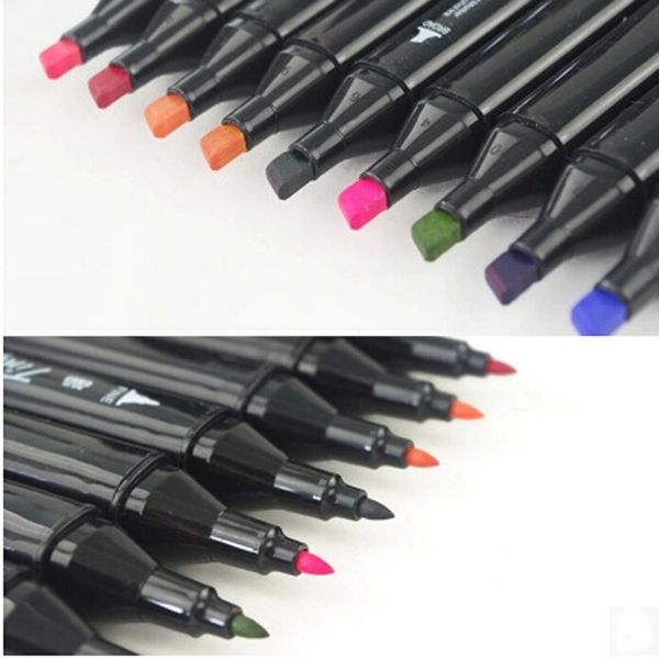

2019 alcohol 24 color standard pen paint drawing finecolour markers manga design color permanent sketch 3 generation marker sets