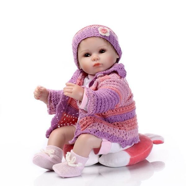 

42CM Силиконовые Reborn Babies куклы для девочек Игрушки LifeLike новорожденный ребенок Bonecas