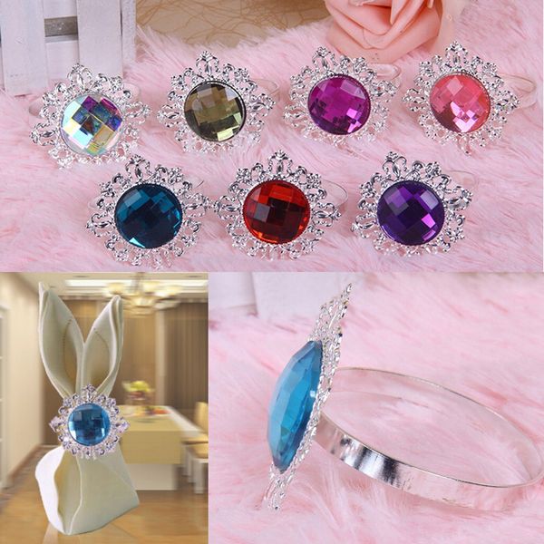

2015 лучшие продажи салфетки кольца 10 шт. multi цвета diamante салфетка кольцо свадьба украшения стола салфетки кольца салфетки ткань кольц