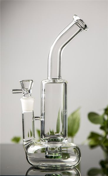 Hookahs Tornado Bong Thick Bubbler Water Pipe Lifebuoy Base Cyclone Percolator Glass Recycler Beaker Bong Bent Neck Dab Rig Frete Grátis