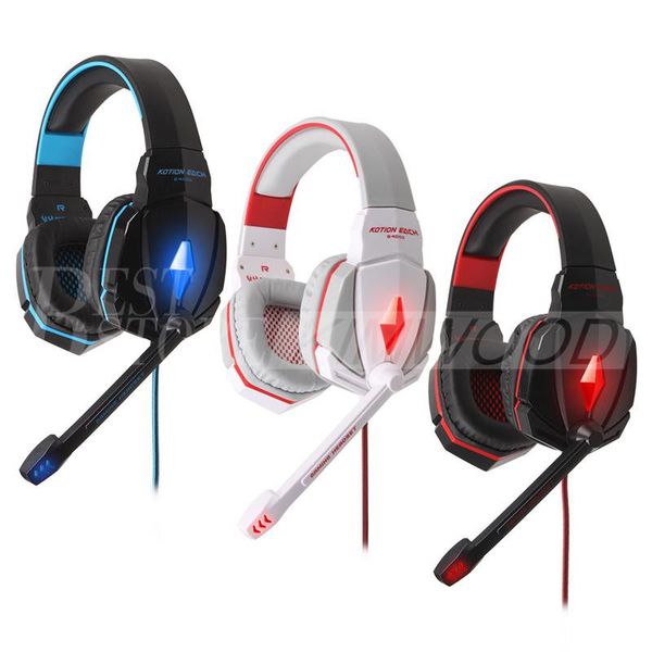 

Each g4000 pro headphone tereo gaming head et anti noi e headphone with mic headband volume control for pc game 002994