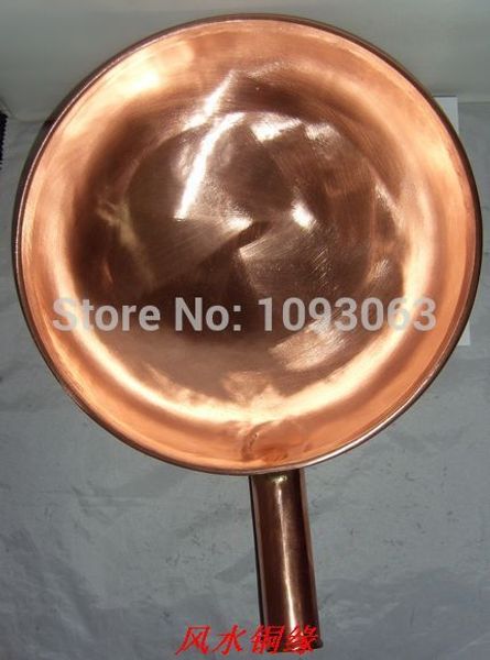 

wholesale-pure copper pot purple copper pan thick wok pot cooker diameter 33cm