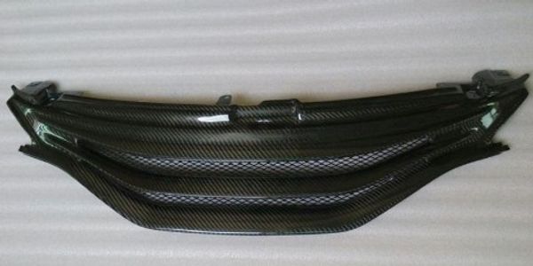 

carbon fiber racing car front grill grille for toyota mark x reiz 2013 2014 2015, auto tuning