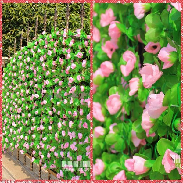 Bulk Artificial Flowers Rose Vine Wisteria Rattan For Valentine S