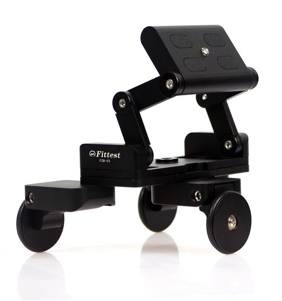 

monkeyjack foldable tricycle camera rail cars table dolly car video slider traker 1/4 screw mount plate for dslr camera / mobile phone
