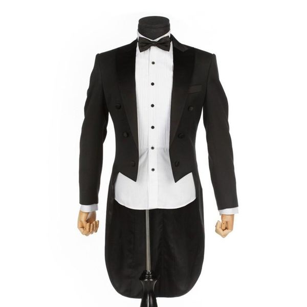

mens suits blazers new black tuxedos tailcoat man suits wedding groomsman 3 piece suits jacket pants vest custom made, White;black