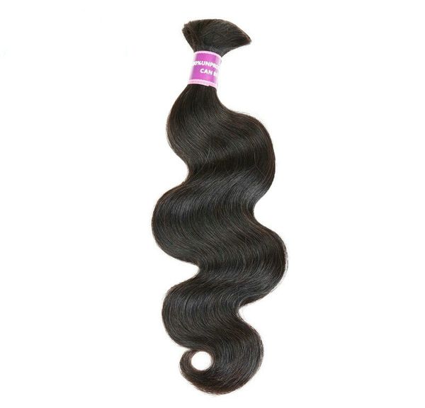 High Grade Hair Weave Brazilian Hair Bulk Grade 6a Remy Human Hair