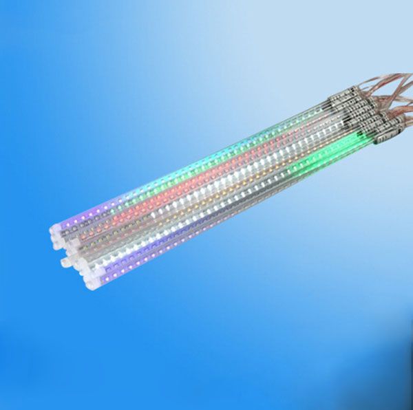 

супер яркий многоцветный colorful3528 50 см 78 led 0.8 вт / трубка 10 трубы / комплект светодиодный метеор открытый водонепроницаемый свет л