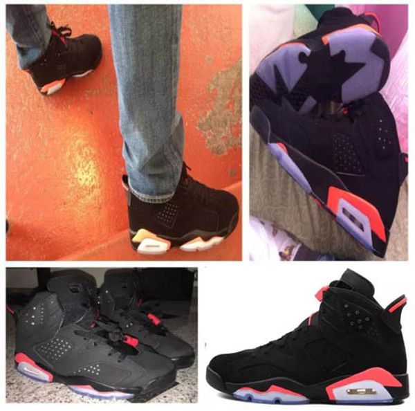 

2018 6 men casual shoes maroon carmine infrared black orang rainers shoes sneakers boots gs valentine's day olympic black