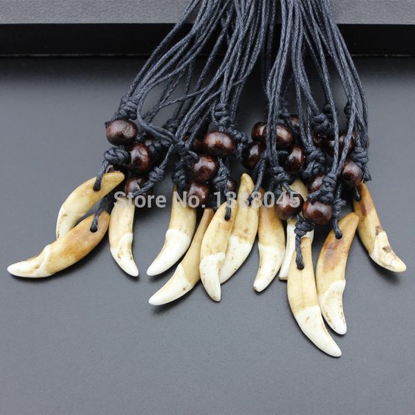 2019 Brown Real Wolf Tooth Teeth Pendant Necklace Amulet Vintage - Real Wolf Tooth Pendant 2019 Brown Real Wolf Tooth Teeth Pendant Necklace Amulet Vintage - Real Wolf Tooth Pendant