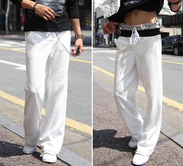 

оптовая продажа-2015 летний стиль тренировочные брюки случайные мужские брюки танец хип-хоп спорт гарем грузовые брюки пот бегунов брюки sc3, Black