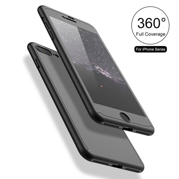 Luxus ich 5 5 s se telefonkasten für iphone 6 6s plus abdeckung für iphone 7 plus case se 5 5 s 360 ganzkörper abdeckung gehärtetem glas capa