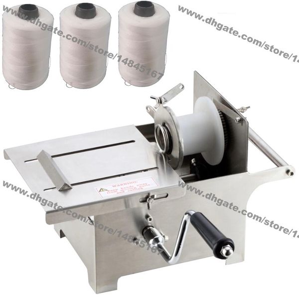 

32mm 42mm tainle teel hand rolling au age tuffer machine au age tying machine au age knotting machine with 3pc twine