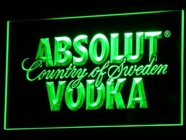 

A025 Absolut Vodka Страна Швеция неонового света Вход Оптовая Dropshipping Бесплатная доставка
