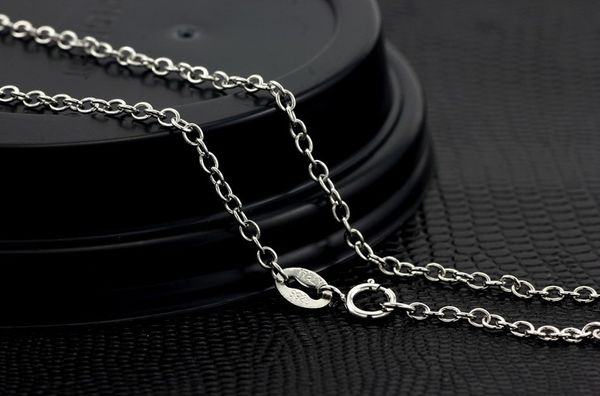 

platinum plated silver chains necklaces 925 sterling silver o type size 50cm length 3 m 2m necklace chain for women men jm