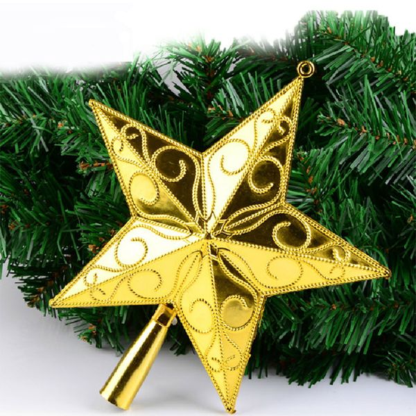 christmas tree top star xmas plastic pentagram decoration party decorate ornament santa trees accessories five - Santa Trees christmas tree top star xmas plastic pentagram decoration party decorate ornament santa trees accessories five - Santa Trees
