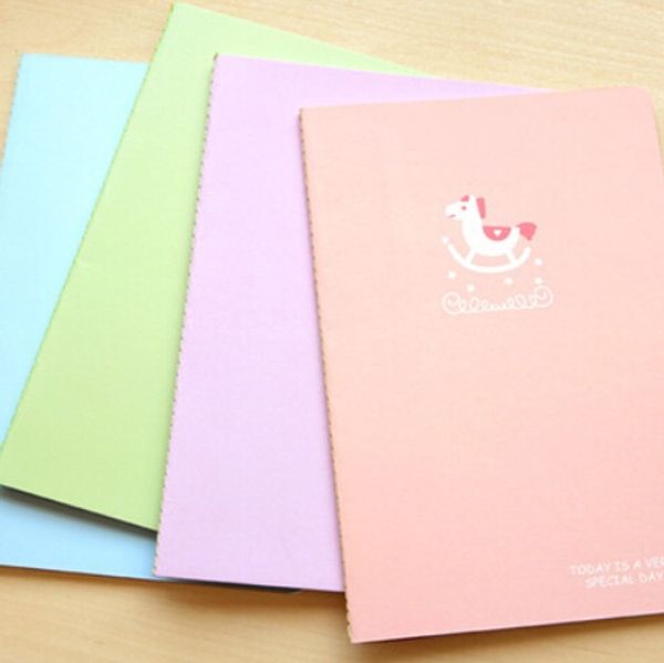 

wholesale- 207*137mm new vintage trojan series a5 kraft paper notebook/journal diary/notepad/memo pads, Purple;pink