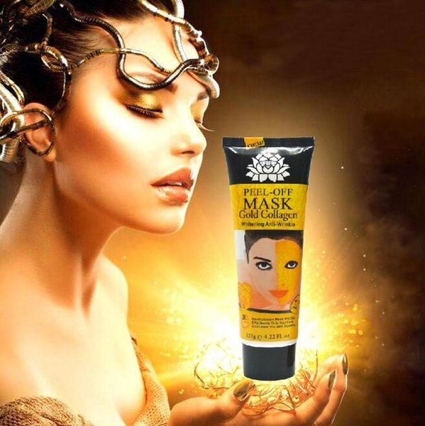 Golden Peel Off Máscara Máscara Facial Cuidados com o rosto Hidratante Máscaras Cuidados com a pele Máscara de lifting facial