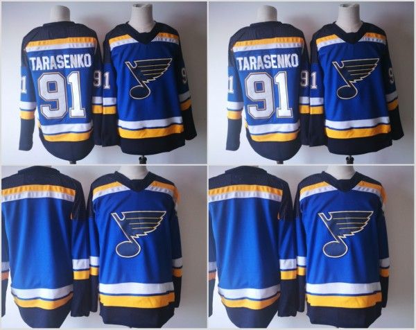 

2018 New St. Louis Blues Hockey Jerseys 91 Vladimir Tarasenko 27 Alex Pietrangelo 17 Jaden Schwartz 55 Colton Parayko Blue Hockey Jerseys