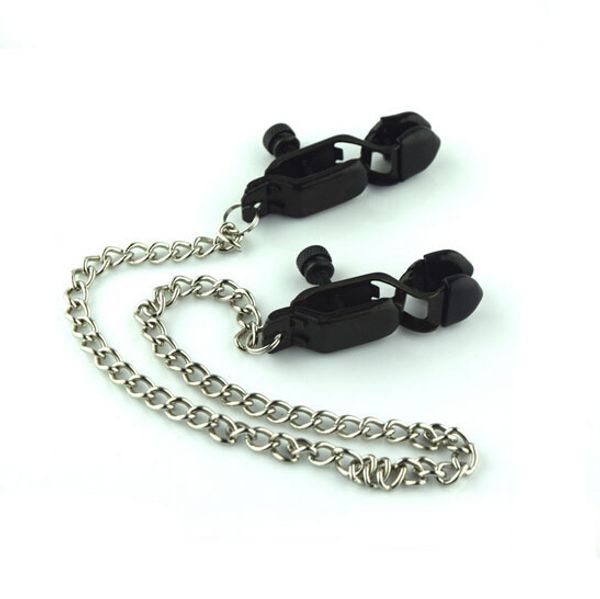 

nipple toys clamps chain with products stainless steel nipple gel clamps silica black pad jjd1817 dpjam
