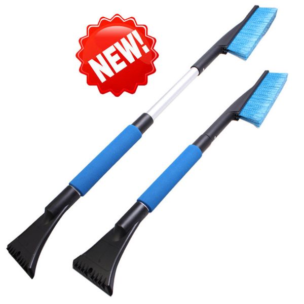 

wholesale- 70-85cm car vehicle snow ice scraper winter car clean snow brush shovel removal brush winter abs car-styling nov 19